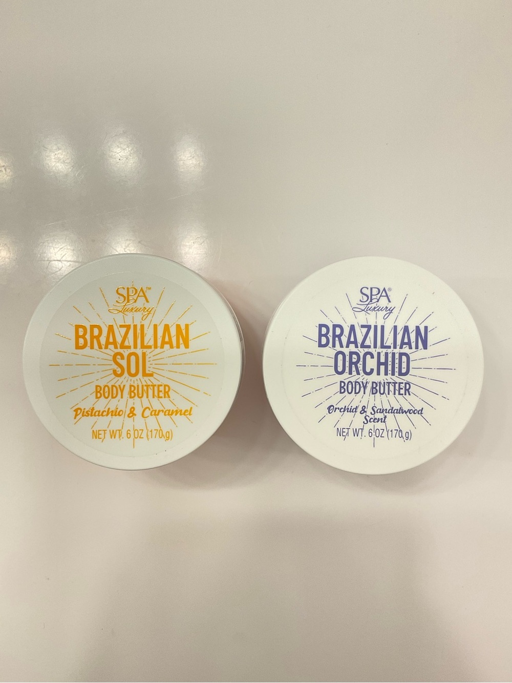 NWOT 2 Brazilian Orchid & Brazilian Sol Body Butter